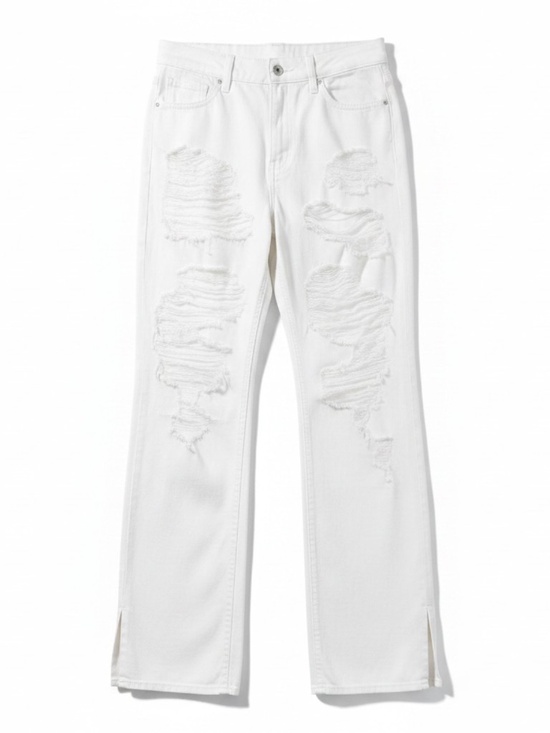 Good American Denim - NWT Good American Khloé Jean Cloud White Super High Rise Straight Sz 4/27 $179